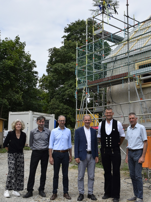 Stadt Altötting, Straßmühle, Richtfest Juli 2026, Gruppenfoto: Stadt Altötting
