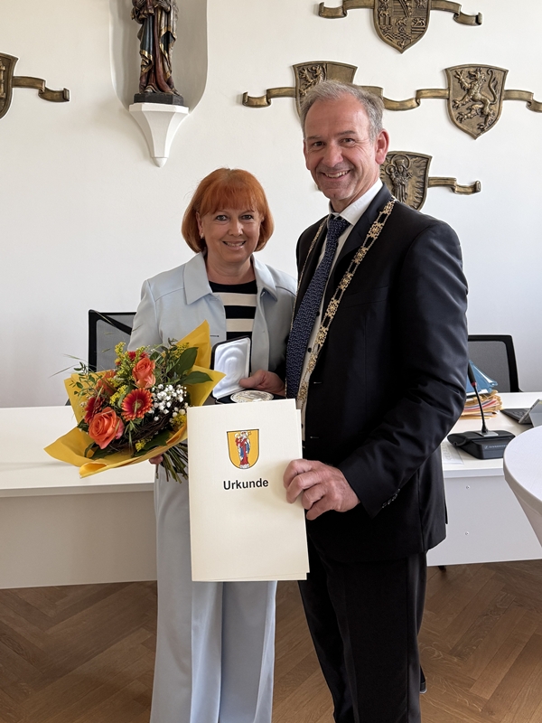 Stadt Altötting, Verabschiedung Stadtratsmitglied Rosi Hermann, Mai 2026, Foto: Stadt Altötting
