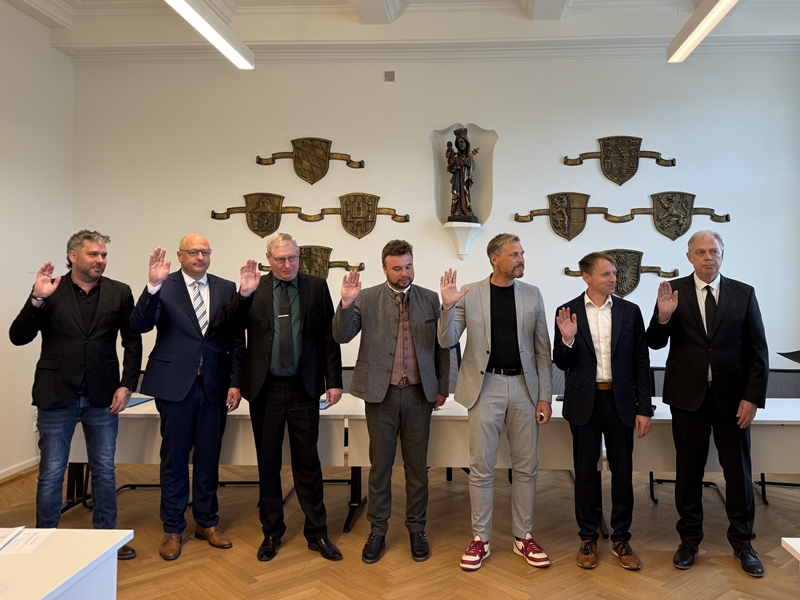 Stadt Altötting, Vereidigung neue Stadtratsmitglieder, Mai 2026, Foto: Stadt Altötting