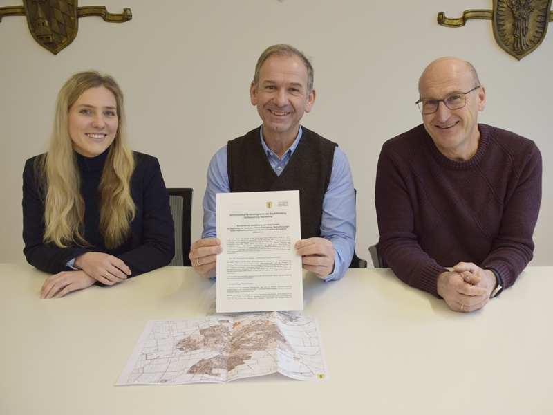 Stadt Altötting, Vorstellung Förderprogramm Verbesserung Stadtklima, Foto: Stadt Altötting