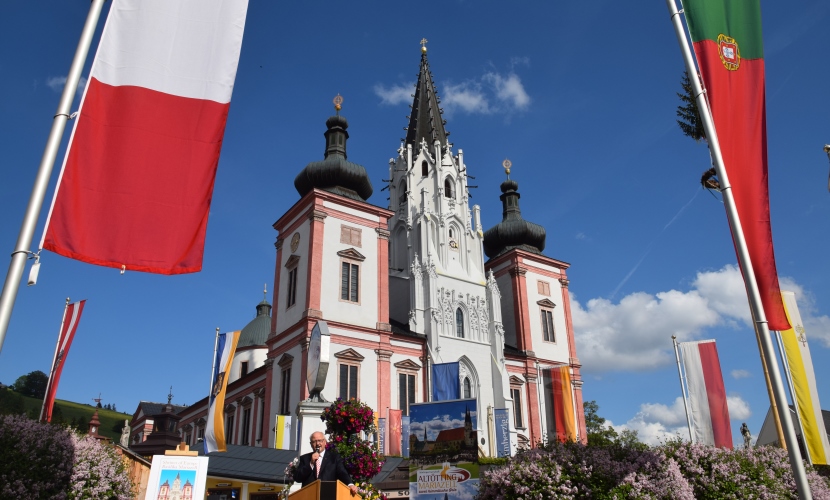 Gründung Städtepartnerschaft Altötting-Mariazell, Feier in Mariazell, Foto: Stadt