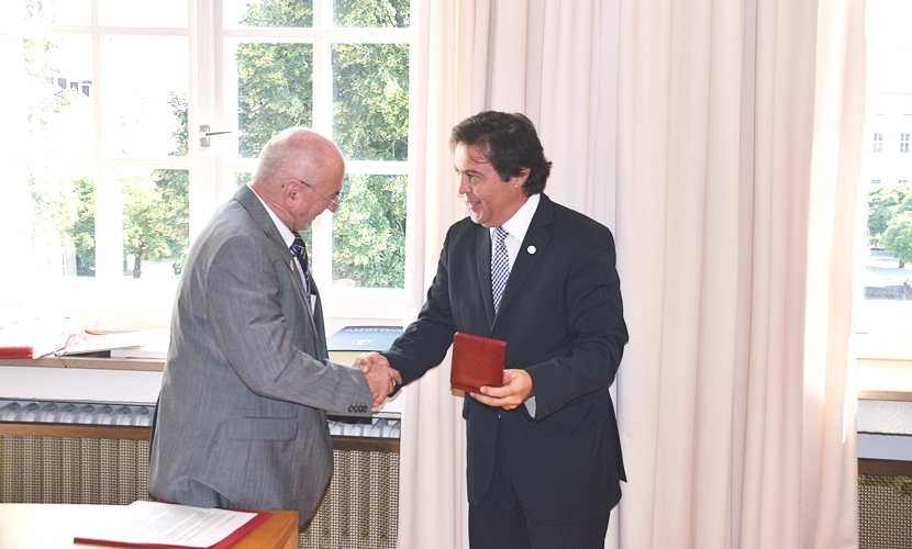 Empfang zur Städtepartnerschaft Altötting-Mariazell im Rathaus Altötting.