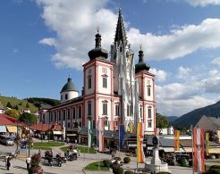 Die Basilika von Mariazell, der Partnerstadt von Altötting.