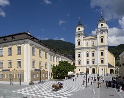Stadt Altötting, Städtepartnerschaft Mondsee, Basilika Kirche, Foto: TVB Mondsee-Irrsee, Wolfgang Weinhaupl