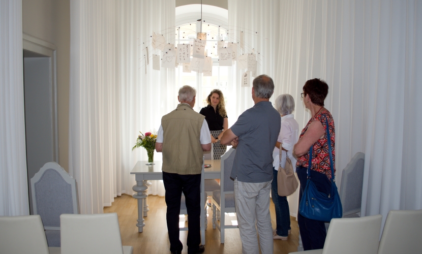 Das Trauungszimmer war geöffnet und konnte besucht werden.