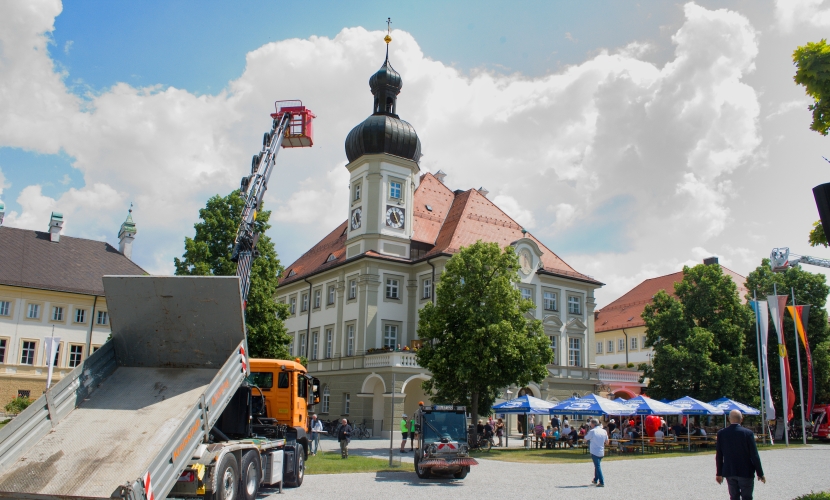 Auf dem Kapellplatz herrschte reges Geschehen.