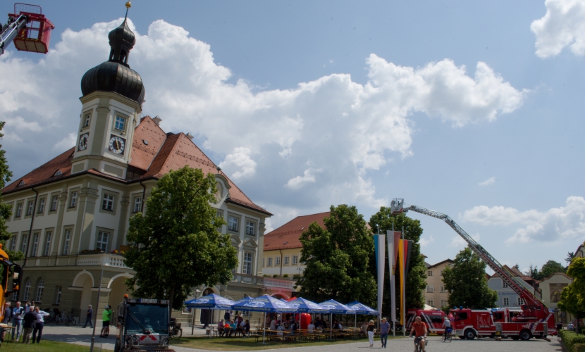 Auf dem Kapellplatz herrschte reges Geschehen.