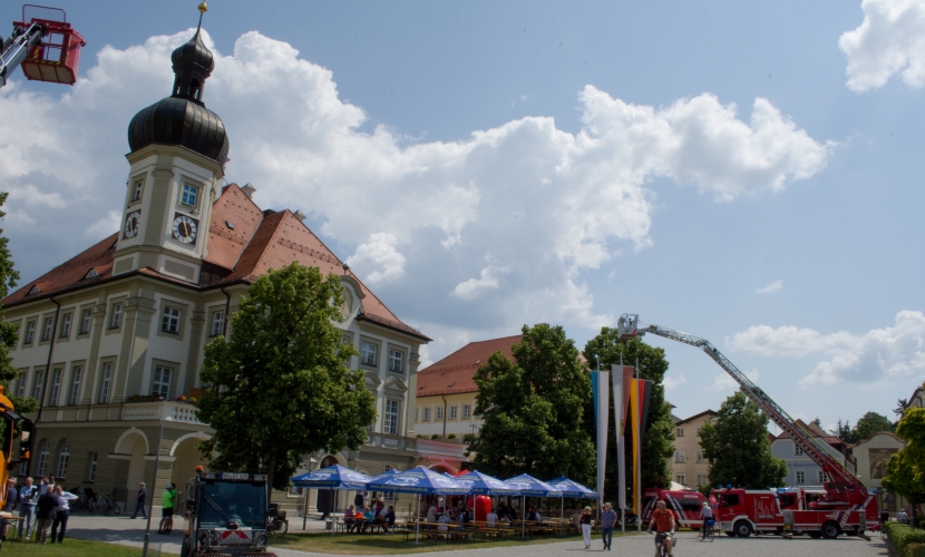 Auf dem Kapellplatz herrschte reges Geschehen.