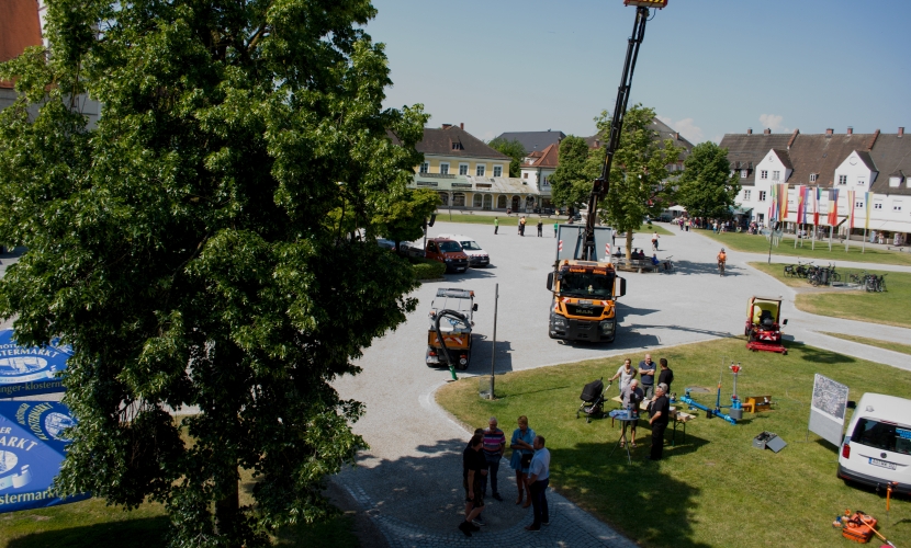 Auf dem Kapellplatz herrschte reges Geschehen.