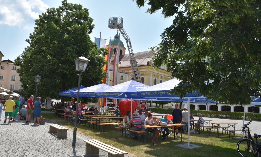 Der Kapellplatz war gut gefüllt.