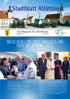 Titelbild Stadtblatt Altötting 05/2017