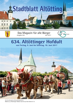 Titelbild Stadtblatt Altötting 06/2017