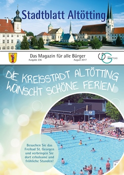 Titelbild Stadtblatt Altötting 08/2017