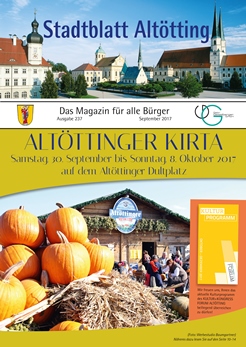 Titelbild Stadtblatt Altötting 09/2017