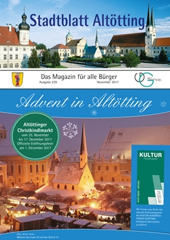 Titelbild Stadtblatt Altötting 11/2017