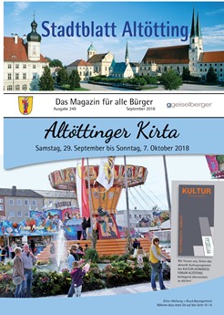 Titelbild Stadtblatt Altötting 09/2018