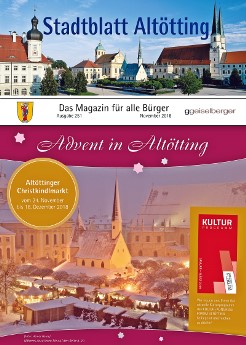 Titelbild Stadtblatt Altötting 11/2018