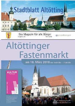 Titelbild Stadtblatt Altötting 03/2018