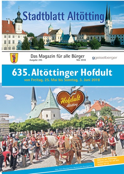 Titelbild Stadtblatt Altötting 05/2018