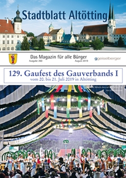 Titelbild Stadtblatt Altötting 08-2019