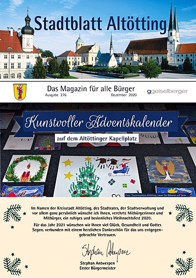 Stadtblatt Altötting, Dezember 2020, Ausgabe 276