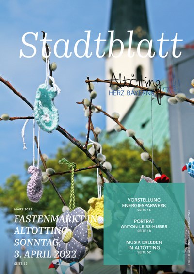 Stadtblatt Altötting, März 2022, Ausgabe 290