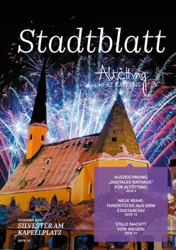 Stadt Altötting, Stadtblatt Dezember 2023, Ausgabe 311