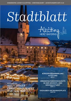 Stadt Altötting, Stadtblatt November 2023, Ausgabe 310
