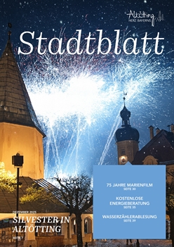 Stadt Altötting, Stadtblatt Dezember 2025, Ausgabe 335