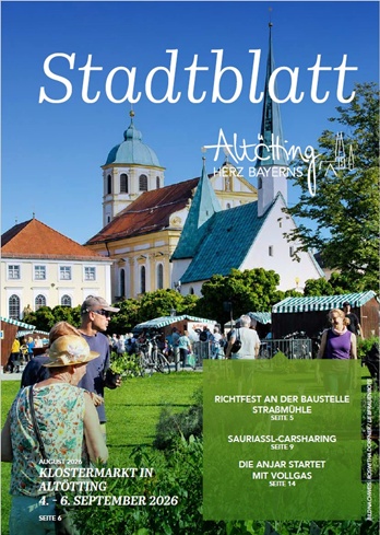 Stadt Altötting, Stadtblatt August 2026, Ausgabe 343