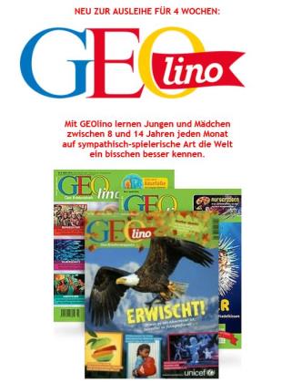 Titelbild der Zeitschrift GEOlino