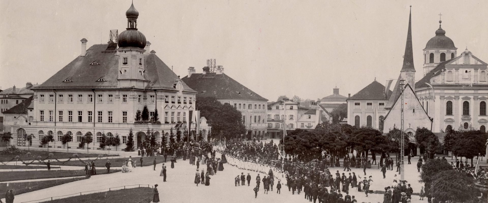 Altöttinger Kapellplatz alte Ansicht