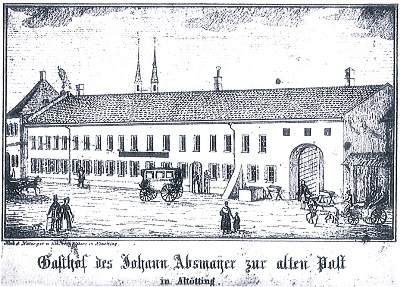 alten Bild vom Gasthaus zur Alten Post