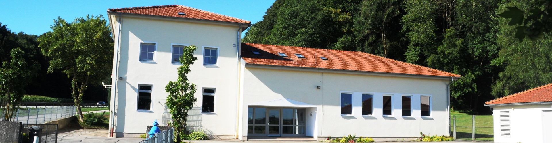 Außenansicht Wasserwerk Altötting