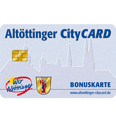 Ein Abbild der Citycard des Altöttinger Wirtschaftsverbands.