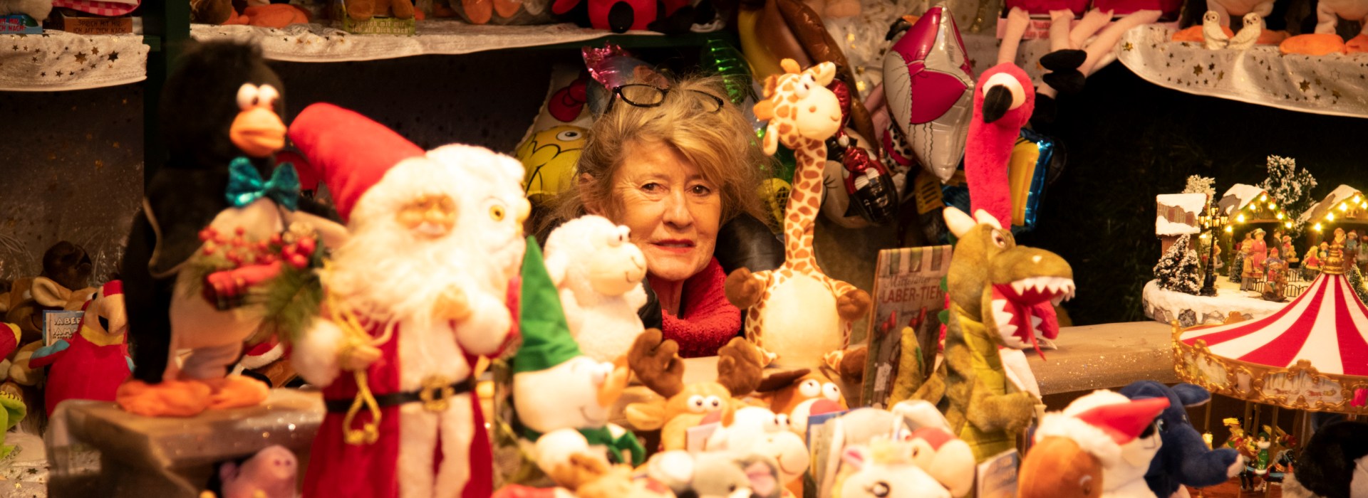 Hier sehen Sie einen Stand am Altöttinger Christkindlmarkt 