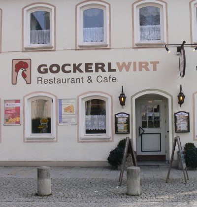 Außenansicht des Gockerlwirt in Altötting.