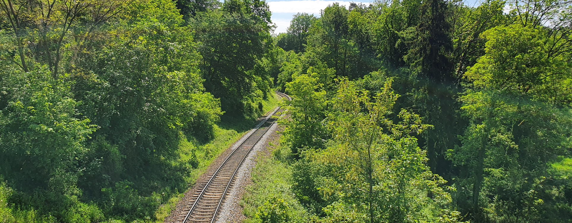 Bahngleise bei Burgkirchen