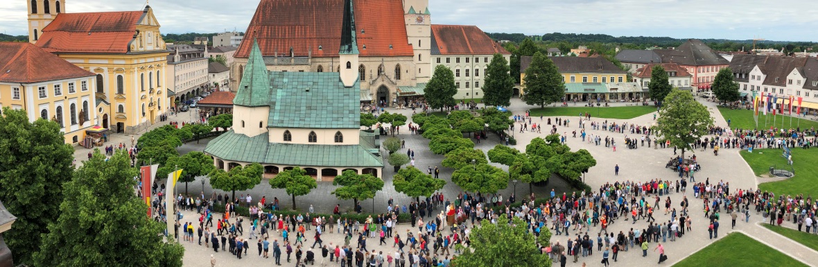 Die Pfingstwallfahrt 2019 in Altötting.