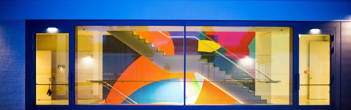 Das Gemälde von Franz Ackermann im KULTUR+KONGRESS FORUM ALTÖTTING