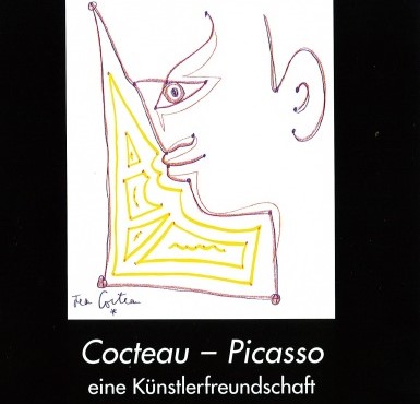 Ein Bild der Ausstellung Picasso Cocteau eine Künstlerfreundschaft von 2003 in der Stadtgalerie Altötting.