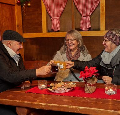 Glühwein am Christkindlmarkt 