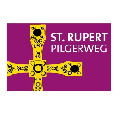 Das Logo des St. Rupert Pilgerweg durch Altötting.