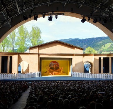 Das Passionstheater in Oberammergau.