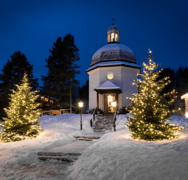 Hier sehen sie die Stille Nacht Kapelle