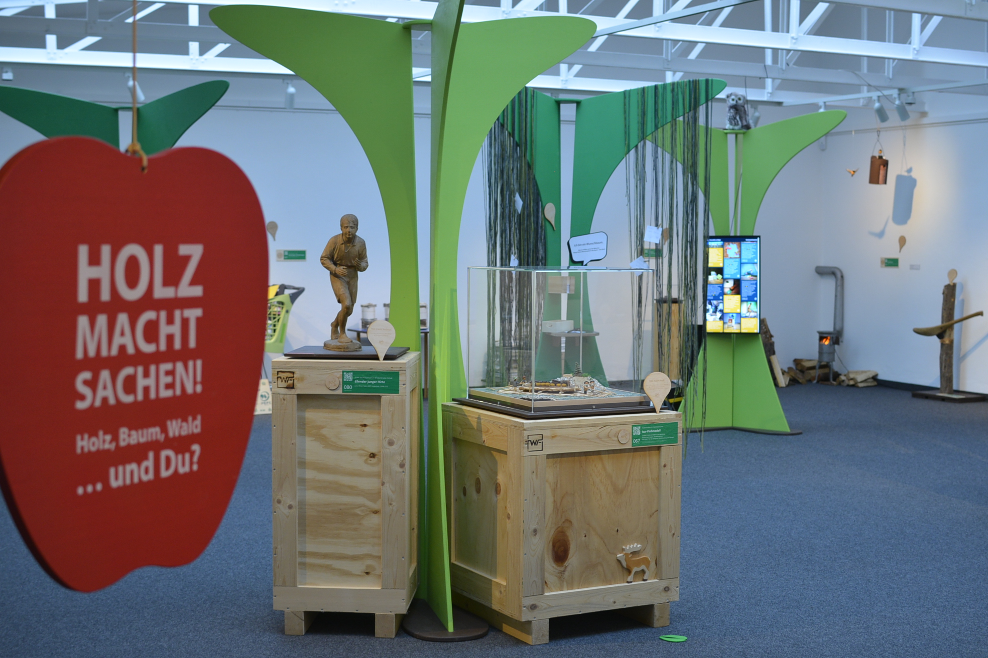 Installationansicht Baumstationen Holz macht Sachen!