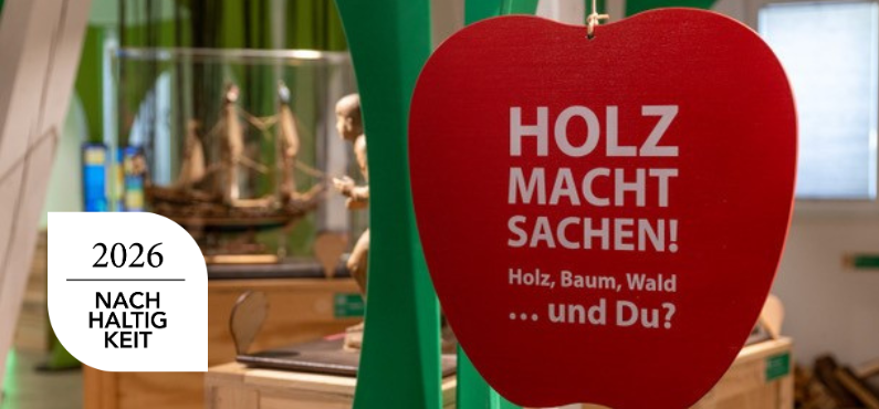 Ausstellungsansicht Holz macht Sachen!