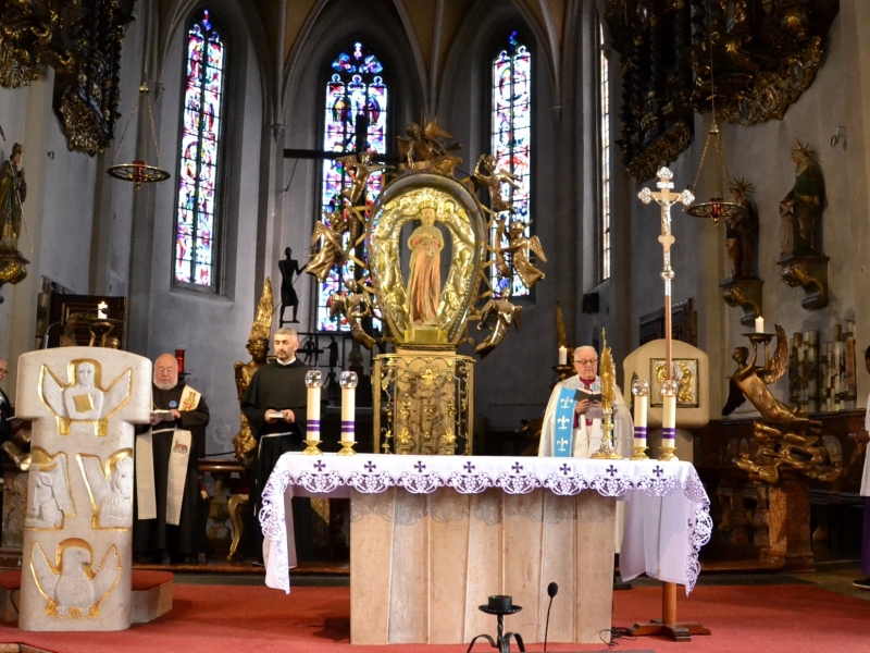 Das Gnadenbild der schwangeren Madonna in Bogenberg
