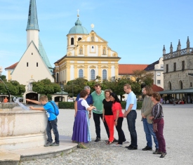 Hier sehen Sie eine Stadtführung 