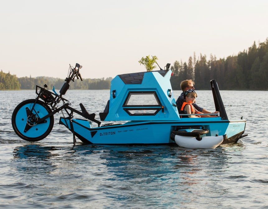 BeTriton 2.0 auf dem Wasser